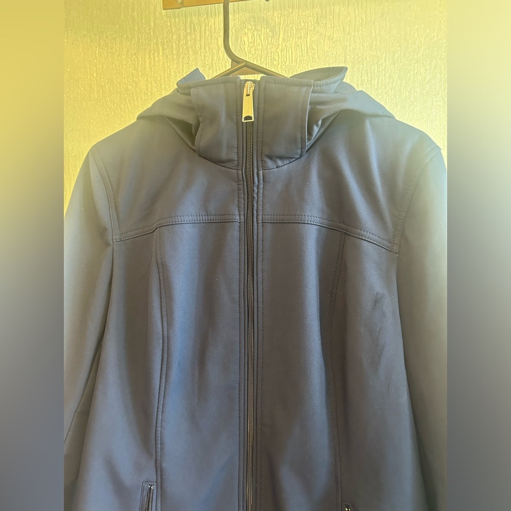 Andrew Marc Water Repellent Hooded Jacket - Picture 9 of 14